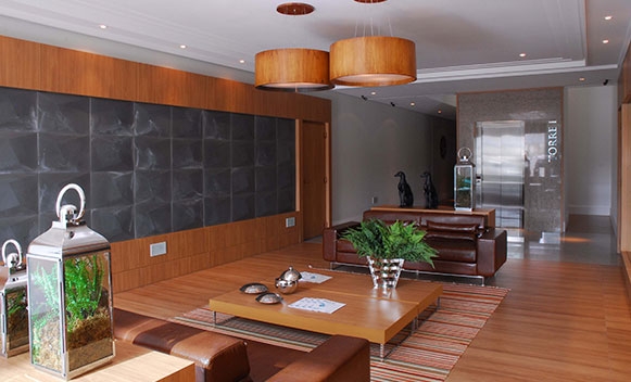 Decoração das áreas comuns: hall de entrada