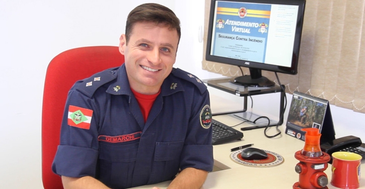 CBMSC flexibiliza serviços de segurança contra incêndio durante pandemia