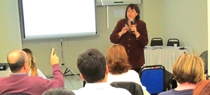 Rosely Schwartz ministra curso em Florianópolis